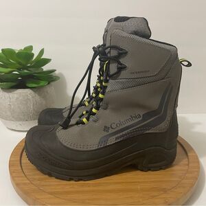 Columbia Bugaboot Gray Waterproof‎ Snow Boots Insulated Men's Size 6